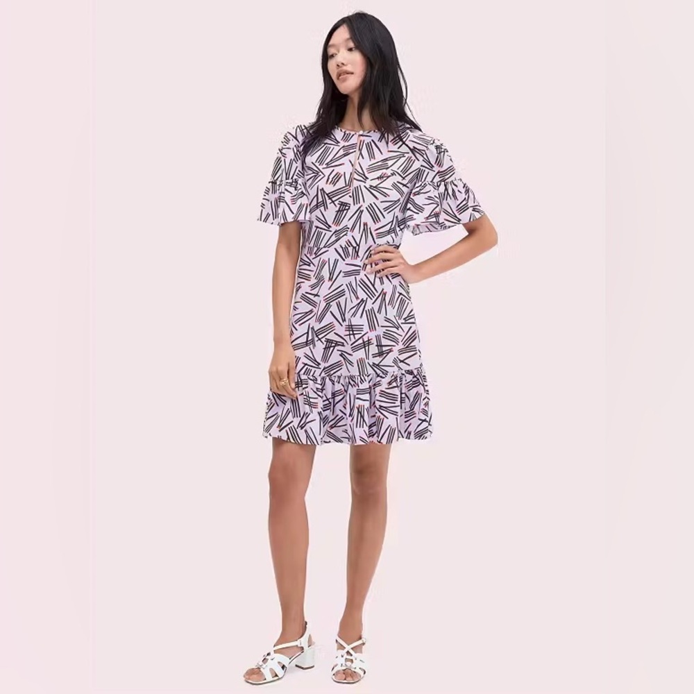 KATE SPADE Frozen Lilac Matches Dress - NJMUA391 - Sz 0